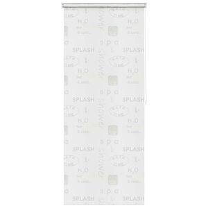 vidaXL Sprchov&aacute; roleta, 80x240 cm, vzor slov