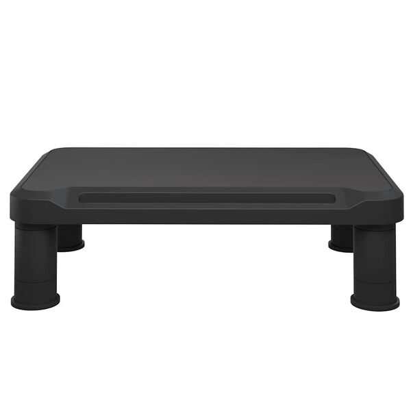 vidaXL Rohový stojan na monitor čierny 38x24x10,5 cm