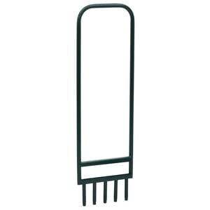 vidaXL Prevzdu&scaron;ňovač tr&aacute;vnika, 5 dut&yacute;ch hrotov, zelen&yacute; pr&aacute;&scaron;kovan&aacute; oceľ