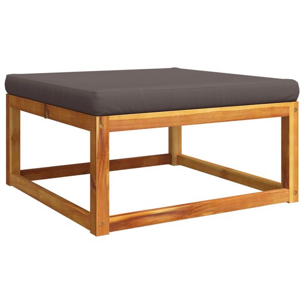 vidaXL 6-dielna záhradná súprava pohoviek s vankúšmi, akácia a lano