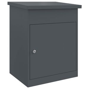 vidaXL Schr&aacute;nka na bal&iacute;ky s &uacute;ložiskom Antracit 47,5 x 38 x 59 cm Oceľ
