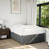 vidaXL Boxspring posteľ s matracom, tmavosiv&aacute; 120x190 cm, l&aacute;tka