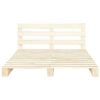 vidaXL Paletov&yacute; posteľn&yacute; r&aacute;m, borovicov&yacute; mas&iacute;v 200x200 cm