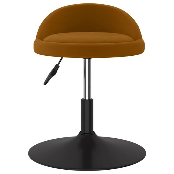 vidaXL Otočn&eacute; jed&aacute;lensk&eacute; stoličky 2 ks hned&eacute; zamatov&eacute;