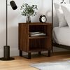 vidaXL Nočná skrinka hnedý dub 40x30x50 cm kompozitné drevo