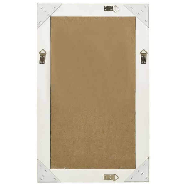 vidaXL Nástenné zrkadlo v barokovom štýle 50x80 cm biele