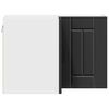 vidaXL Kuchynsk&aacute; skriňa Čierna 57 x 57 x 40 cm Kompozitn&eacute; drevo
