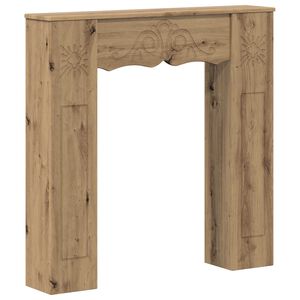 vidaXL R&aacute;m krbu Dub artisan 102 x 20 x 102 cm Kompozitn&eacute; drevo