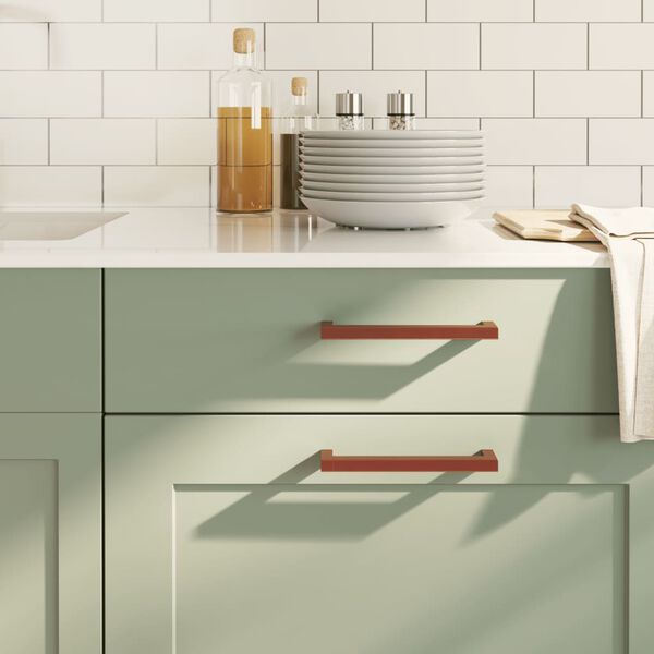 vidaXL Rukov&auml;te na skrinku 20 ks bronzov&eacute; 160 mm nehrdzavej&uacute;ca oceľ