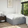 vidaXL Boxspring posteľ s matracom bledosiv&aacute; 120x190 cm l&aacute;tka