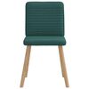vidaXL Jedálenské stoličky 2 ks, tmavozelené, látka