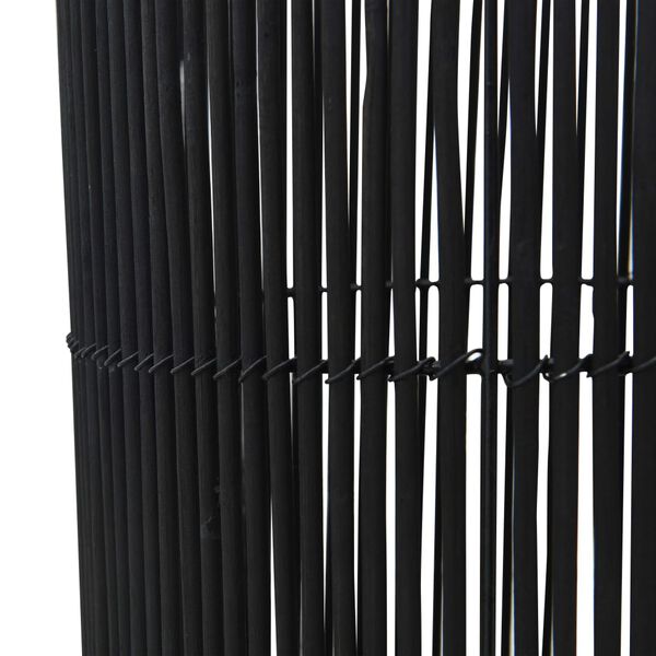 vidaXL Stojanová lampa vŕba čierna 84 cm E27