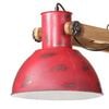 vidaXL Závesná lampa 25 W šmuhovaná červená 85x28x109 cm E27