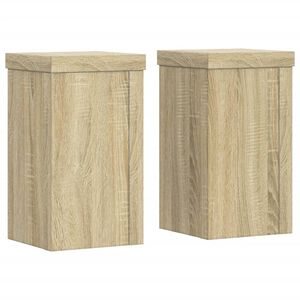 vidaXL Stojan na rastliny 2 ks Dub sonoma 10 x 10 x 18 cm