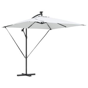 vidaXL Slnečn&iacute;k Pieskov&aacute; 249 x 249 x 250 cm Polyester a hlin&iacute;k