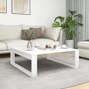 vidaXL Konferenčn&yacute; stol&iacute;k, biely 100x100x35 cm, kompozitn&eacute; drevo