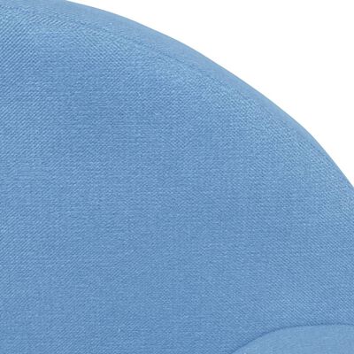 vidaXL 2-miestna detská pohovka modrá mäkký plyš