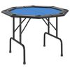 vidaXL Skladac&iacute; pokrov&yacute; st&ocirc;l pre 8 hr&aacute;čov modr&yacute; 108x108x75 cm
