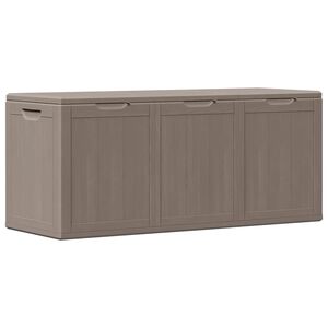 vidaXL Z&aacute;hradn&yacute; &uacute;ložn&yacute; box 270 l, hned&yacute;, PP vzhľad dreva