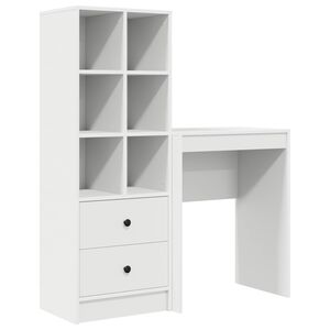 vidaXL St&ocirc;l Biela 105,5 x 34 x 127 cm 2 ks