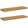 vidaXL Stenn&aacute; polica 2 ks B&eacute;žov&aacute; 80 x 23,5 x 3,8 cm Kompozitn&eacute; drevo