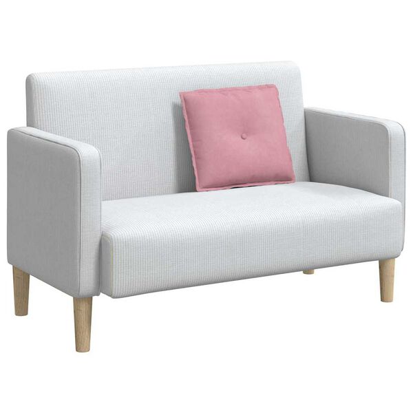 vidaXL Podu&scaron;ka na chrb&aacute;t Ružov&aacute; 50 x 45 cm Kord&uacute;rov&aacute; tkanina