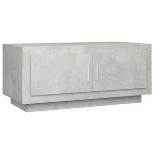 vidaXL Konferenčn&yacute; stol&iacute;k bet&oacute;nov&yacute; siv&yacute; 102x50x45 cm spracovan&eacute; drevo