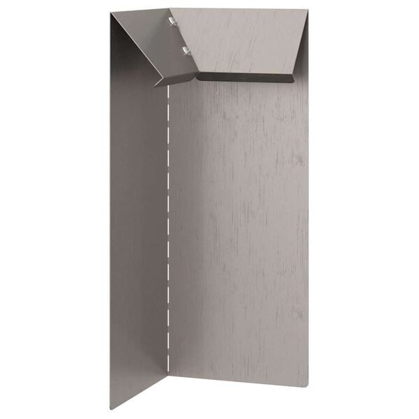 vidaXL Slim&aacute;kov&aacute; ohrada Hrdzav&yacute; 10 x 10 x 25 cm