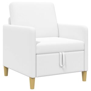 vidaXL Sofa s &uacute;ložn&yacute;m priestorom Biela 72 x 78 x 87 cm Polyester