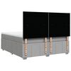 vidaXL Boxspring posteľ s matracom bledosiv&aacute; 180x200 cm l&aacute;tka