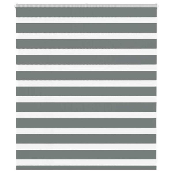 vidaXL Zebra roleta tmavo&scaron;ed&aacute; 130x100 cm &scaron;&iacute;rka l&aacute;tky 125,9cm polyester