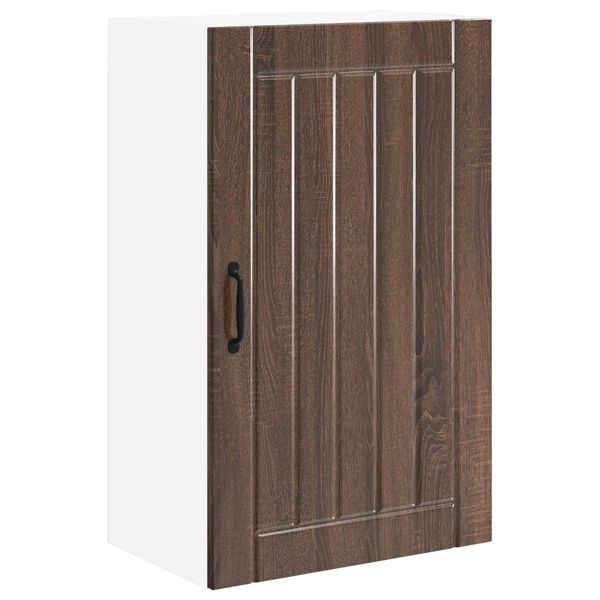 vidaXL Doska um&yacute;vačky Lucca Hned&yacute; dub 50 x 31 x 80 cm