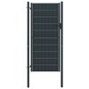 vidaXL Plotov&aacute; br&aacute;na PVC a oceľ 100x124 cm antracitov&aacute;