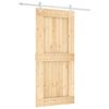 vidaXL Posuvn&eacute; dvere Pr&iacute;rodn&aacute; a biela 95 x 210 cm