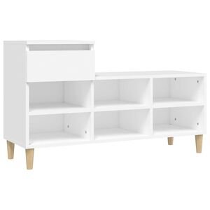 vidaXL Botn&iacute;k biely 102x36x60 cm spracovan&eacute; drevo