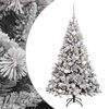 vidaXL Umel&yacute; vianočn&yacute; stromček s guľami 120 cm 150 LED Tepl&aacute; biela
