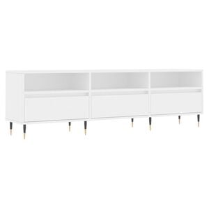 vidaXL TV skrinka biela 150x30x44,5 cm kompozitn&eacute; drevo