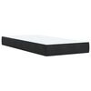 vidaXL Posteľn&yacute; r&aacute;m boxspring s matracom čierny 90x200 cm zamat