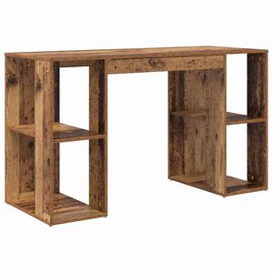 vidaXL St&ocirc;l Star&eacute; drevo Kompozitn&eacute; drevo 130 x 50.5 x 75 cm