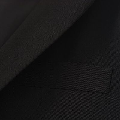 vidaXL Detský 3-dielny večerný oblek veľkosť 116/122 čierny