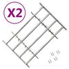 vidaXL Nastaviteľn&eacute; bezpečnostn&eacute; okenn&eacute; mreže 2 ks 1000-1500 mm