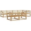 vidaXL Z&aacute;hradn&aacute; s&uacute;prava gaučov 8 pcs Biela 325 x 166,5 x 73 cm