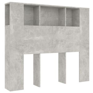 vidaXL Čelo postele so skrinkou bet&oacute;novo siv&eacute; 120x18,5x102,5 cm