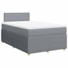 vidaXL Boxspring posteľ s matracom bledosiv&aacute; 120x200 cm l&aacute;tka