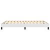 vidaXL Posteľn&yacute; r&aacute;m s boxspringom biely 140x190 cm umel&aacute; koža