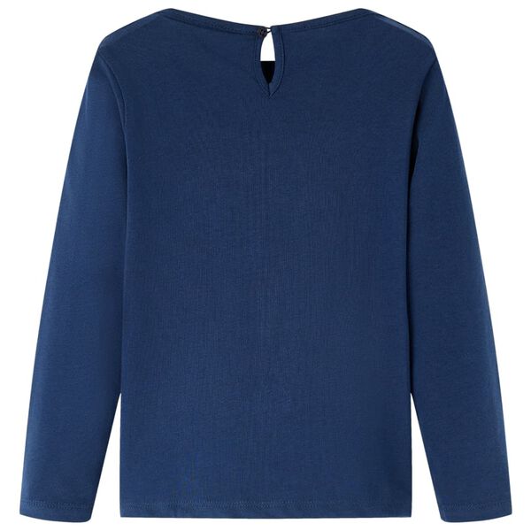 Detsk&eacute; tričko s dlh&yacute;mi ruk&aacute;vmi n&aacute;morn&iacute;cke modr&eacute; 116