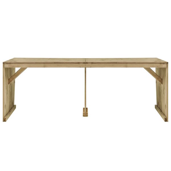 vidaXL 7-dielna vonkaj&scaron;ia jed&aacute;lensk&aacute; s&uacute;prava impregnovan&eacute; borovicov&eacute; drevo