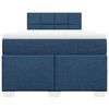 vidaXL Boxspring posteľ s matracom modr&aacute; 120x190 cm l&aacute;tka