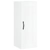vidaXL Vysok&aacute; skrinka biela 34,5x34x180 cm spracovan&eacute; drevo