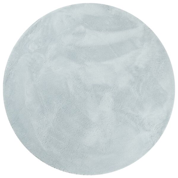 vidaXL Koberec HUARTE s kr&aacute;tkym vlasom um&yacute;vateľn&yacute; modr&yacute; &Oslash; 200 cm